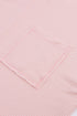Ribbed Roll-tab Sleeve Chest Pocket Oversize Top